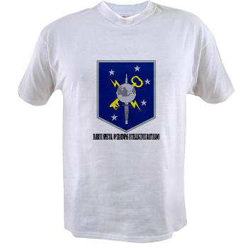 MSOIB - A01 - 04 - Marine Special Operations Intelligence Battalion with Text - Value T-shirt