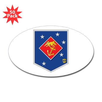 MSOR - M01 - 01 - Marine Special Operations Regiment - Sticker (Oval 50 pk)