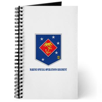 MSOR - M01 - 02 - Marine Special Operations Regiment with Text - Journal