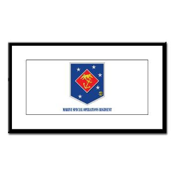 MSOR - M01 - 02 - Marine Special Operations Regiment with Text - Small Framed Print
