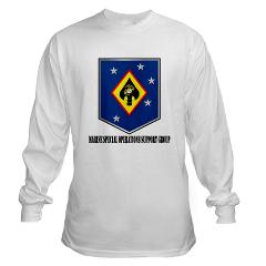MSOSG - A01 - 03 - Marine Special Operations Support Group with Text - Long Sleeve T-Shirt