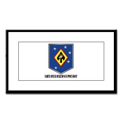 MSOSG - M01 - 02 - Marine Special Operations Support Group with Text - Small Framed Print