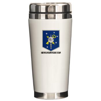 MSOS - M01 - 03 - Marine Special Operations School with Text - Ceramic Travel Mug