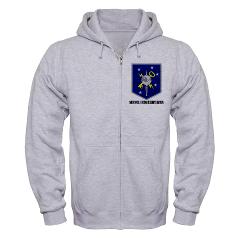 MSOS - A01 - 03 - Marine Special Operations School with Text - Zip Hoodie