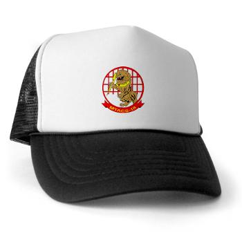 MTACS18 - A01 - 01 - Marine Tactical Air Command Squadron 18 with Text - Trucker Hat