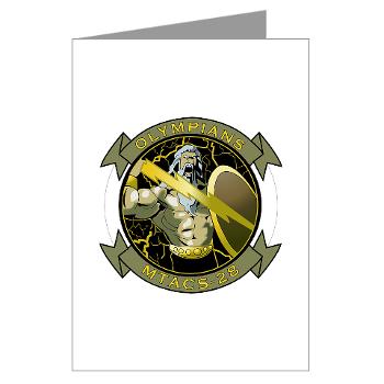 MTACS28 - M01 - 02 - Marine Tactical Air Command Squadron 28 (MTACS-28) Greeting Cards (Pk of 10) - Click Image to Close