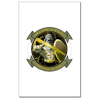 MTACS28 - M01 - 02 - Marine Tactical Air Command Squadron 28 (MTACS-28) Mini Poster Print - Click Image to Close