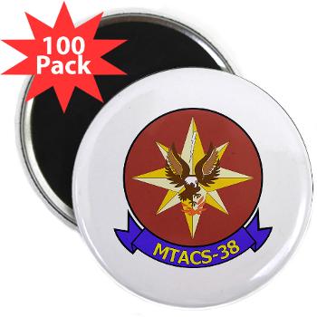 MTACS38 - M01 - 01 - Marine Tactical Air Command Sqdrn 38 2.25" Magnet (100 pack)