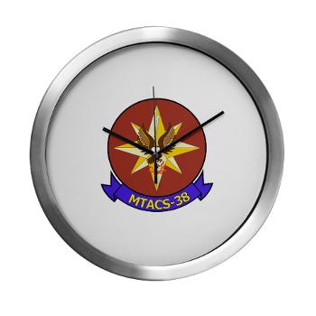 MTACS38 - M01 - 03 - Marine Tactical Air Command Sqdrn 38 Modern Wall Clock