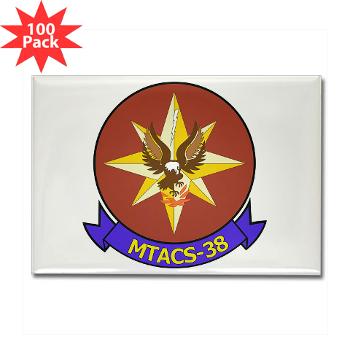 MTACS38 - M01 - 01 - Marine Tactical Air Command Sqdrn 38 Rectangle Magnet (100 pack) - Click Image to Close