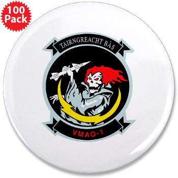 MTEWS1 - M01 - 01 - Marine Tactical Electronic Warfare Squadron 1 3.5" Button (100 pack)