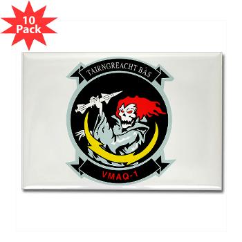MTEWS1 - M01 - 01 - Marine Tactical Electronic Warfare Squadron 1 Rectangle Magnet (10 pack)