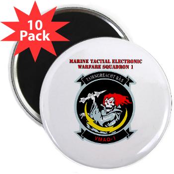 MTEWS1 - M01 - 01 - Marine Tactical Electronic Warfare Squadron with Text 2.25" Magnet (10 pack) - Click Image to Close