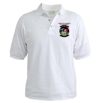 MTEWS1 - A01 - 04 - Marine Tactical Electronic Warfare Squadron with Text Golf Shirt - Click Image to Close