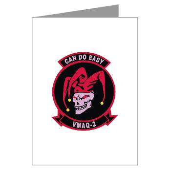 MTEWS2 - M01 - 02 - Marine Tactical Electronic Warfare Squadron 2 (VMA) - Greeting Cards (Pk of 10) - Click Image to Close
