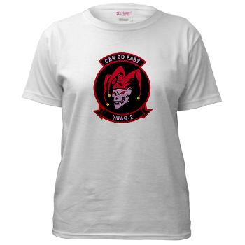 MTEWS2 - A01 - 04 - Marine Tactical Electronic Warfare Squadron 2 (VMA) - Women's T-Shirt