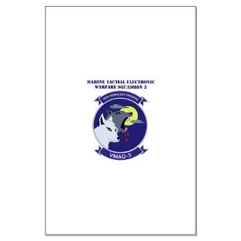 MTEWS3 - M01 - 02 - Marine Tactical Electronic Warfare Squadron 3 with Text Large Poster