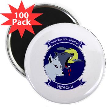 MTEWS3 - M01 - 01 - Marine Tactical Electronic Warfare Squadron 3 - 2.25" Magnet (100 pack)