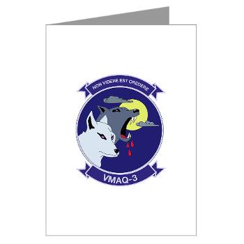 MTEWS3 - M01 - 02 - Marine Tactical Electronic Warfare Squadron 3 - Greeting Cards (Pk of 10)