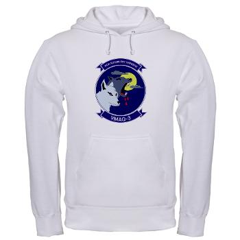 MTEWS3 - A01 - 03 - Marine Tactical Electronic Warfare Squadron 3 - Hooded Sweatshirt - Click Image to Close
