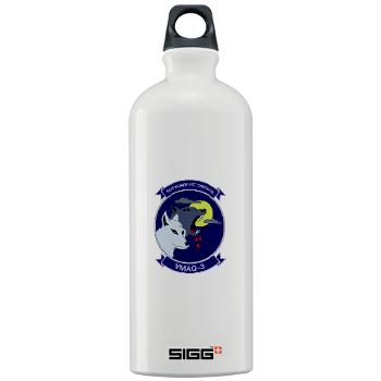 MTEWS3 - M01 - 03 - Marine Tactical Electronic Warfare Squadron 3 - Sigg Water Bottle 1.0L - Click Image to Close