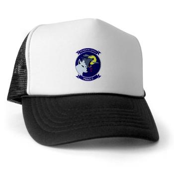 MTEWS3 - A01 - 02 - Marine Tactical Electronic Warfare Squadron 3 - Trucker Hat - Click Image to Close