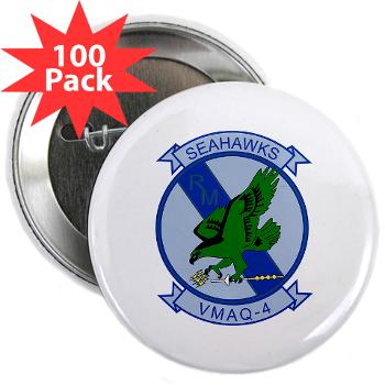 MTEWS4 - M01 - 01 - Marine Tactical Electronic Warfare Squadron 4 - 2.25" Button (100 pack) - Click Image to Close