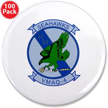 MTEWS4 - M01 - 01 - Marine Tactical Electronic Warfare Squadron 4 - 3.5" Button (100 pack) - Click Image to Close