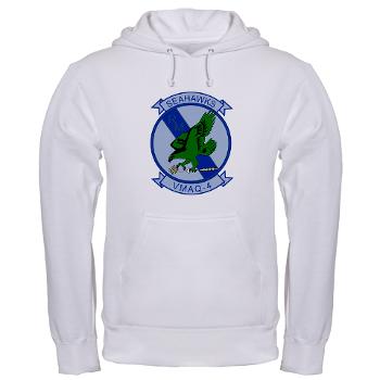 MTEWS4 - A01 - 04 - Marine Tactical Electronic Warfare Squadron 4 - Hooded Sweatshirt