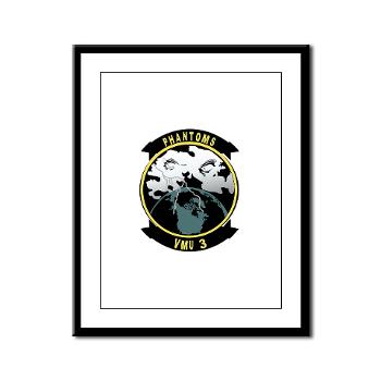 MUAVS3 - M01 - 02 - Marine Unmanned Aerial Vehicle Sqdrn 3 - Framed Panel Print - Click Image to Close