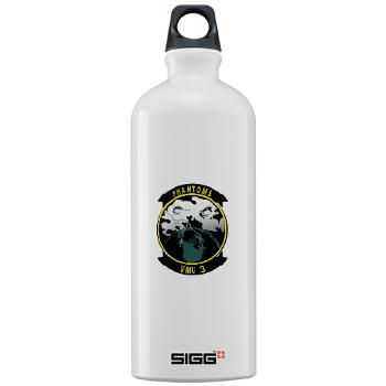 MUAVS3 - M01 - 03 - Marine Unmanned Aerial Vehicle Sqdrn 3 - Sigg Water Bottle 1.0L - Click Image to Close