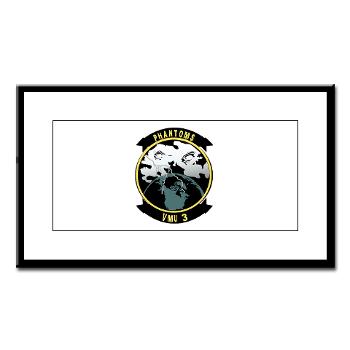 MUAVS3 - M01 - 02 - Marine Unmanned Aerial Vehicle Sqdrn 3 - Small Framed Print