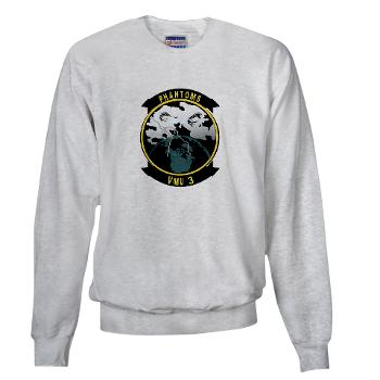MUAVS3 - A01 - 03 - Marine Unmanned Aerial Vehicle Sqdrn 3 - Sweatshirt - Click Image to Close