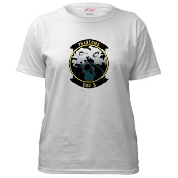 MUAVS3 - A01 - 04 - Marine Unmanned Aerial Vehicle Sqdrn 3 - Women's T-Shirt - Click Image to Close
