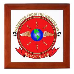 MWCS18 - M01 - 03 - Marine Wing Communications Squadron 18 Keepsake Box - Click Image to Close