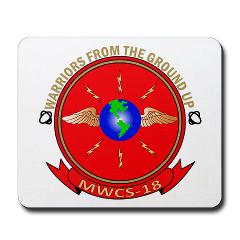 MWCS18 - M01 - 03 - Marine Wing Communications Squadron 18 Mousepad
