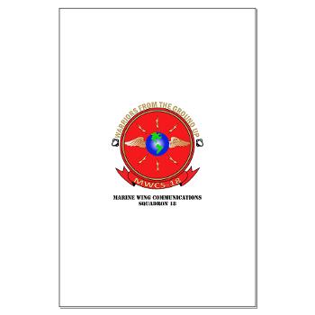 MWCS18 - M01 - 02 - Marine Wing Communications Squadron 18 with Text Large Poster