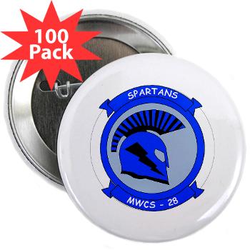 MWCS28 - M01 - 01 - Marine Wing Communications Squadron 28 (MWCS-28) 2.25" Button (100 pack) - Click Image to Close