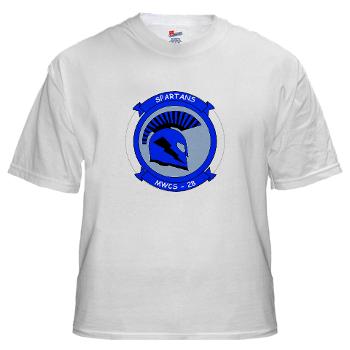 MWCS28 - A01 - 04 - Marine Wing Communications Squadron 28 (MWCS-28) White T-Shirt - Click Image to Close