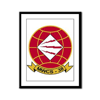 MWCS38 - M01 - 02 - Marine Wing Communications Sqdrn 38 Framed Panel Print - Click Image to Close