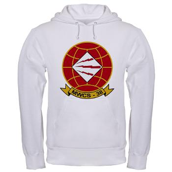 MWCS38 - A01 - 03 - Marine Wing Communications Sqdrn 38 Hooded Sweatshirt - Click Image to Close