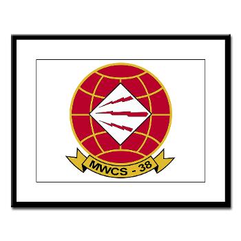 MWCS38 - M01 - 02 - Marine Wing Communications Sqdrn 38 Large Framed Print - Click Image to Close