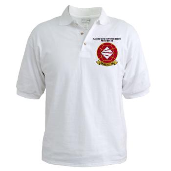 MWCS38 - A01 - 04 - Marine Wing Communications Sqdrn 38 with text Golf Shirt