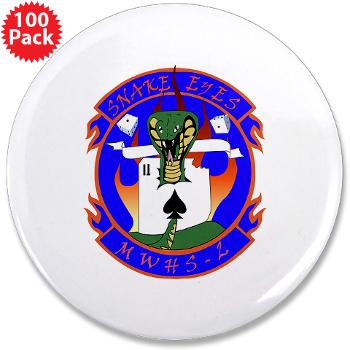 MWHQS2 - M01 - 01 - Marine Wing HQ - Squadron 2 - 3.5" Button (100 pack) - Click Image to Close