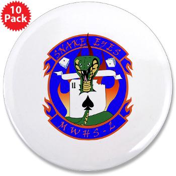 MWHQS2 - M01 - 01 - Marine Wing HQ - Squadron 2 - 3.5" Button (10 pack) - Click Image to Close
