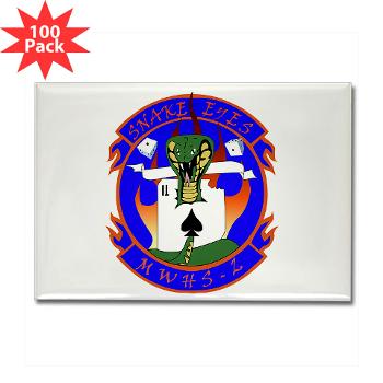 MWHQS2 - M01 - 01 - Marine Wing HQ - Squadron 2 - Rectangle Magnet (100 pack) - Click Image to Close