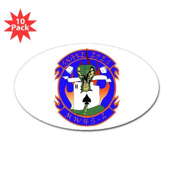 MWHQS2 - M01 - 01 - Marine Wing HQ - Squadron 2 - Sticker (Oval 10 pk)