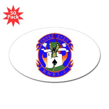 MWHQS2 - M01 - 01 - Marine Wing HQ - Squadron 2 - Sticker (Oval 50 pk)