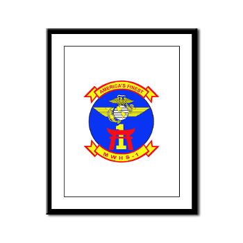 MWHS1 - M01 - 02 - Marine Wing Headquarters Squadron 1 - Framed Panel Print