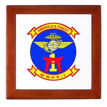 MWHS1 - M01 - 03 - Marine Wing Headquarters Squadron 1 - Keepsake Box - Click Image to Close